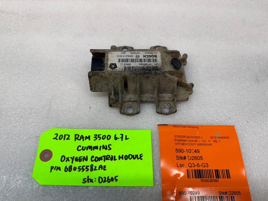 10 11 12 DODGE RAM 2500 3500 6.7 OEM OXYGEN SENSOR CONTROL MODULE 68055582AE