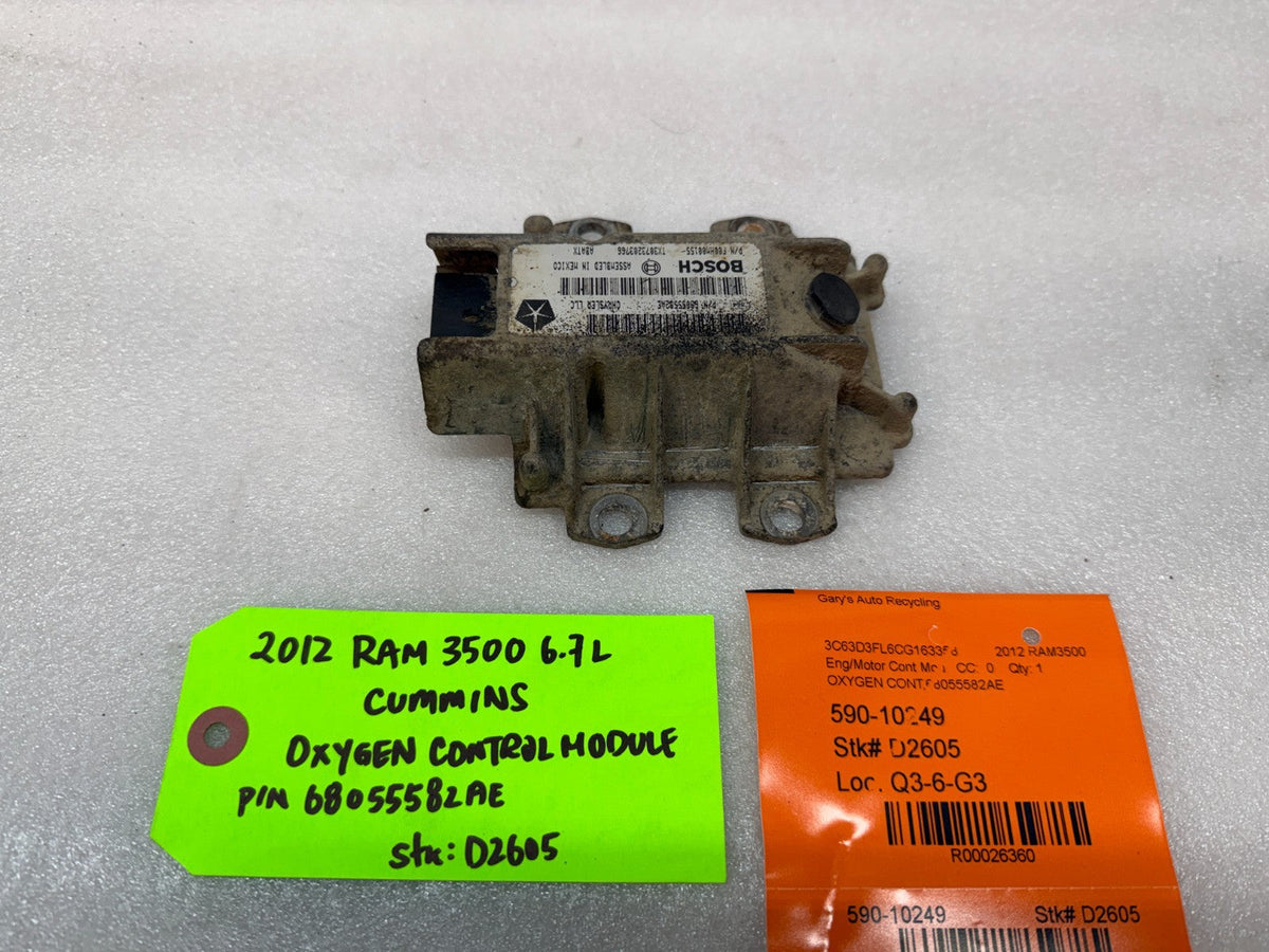 10 11 12 DODGE RAM 2500 3500 6.7 OEM OXYGEN SENSOR CONTROL MODULE 68055582AE