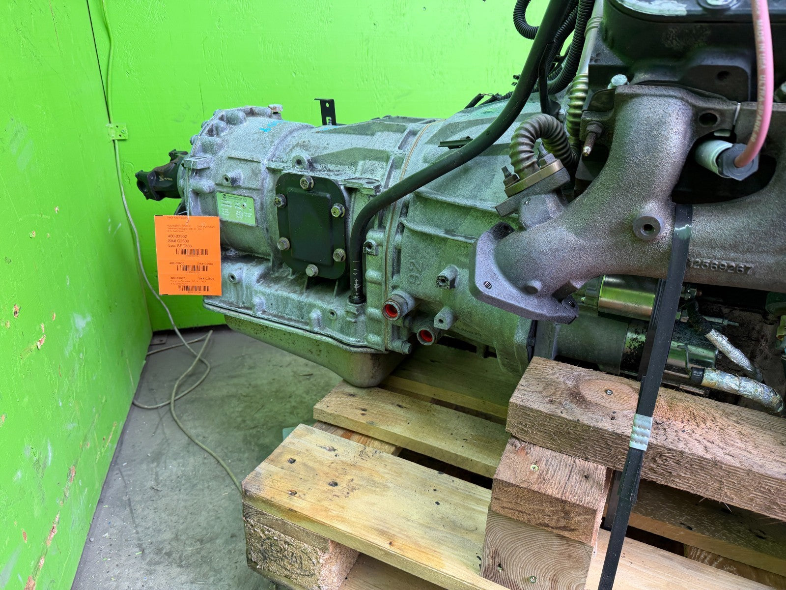01-03 CHEVROLET GMC 8.1 VORTEC ALLISON 2WD ENGINE TRANSMISSION COMPLETE SWAP