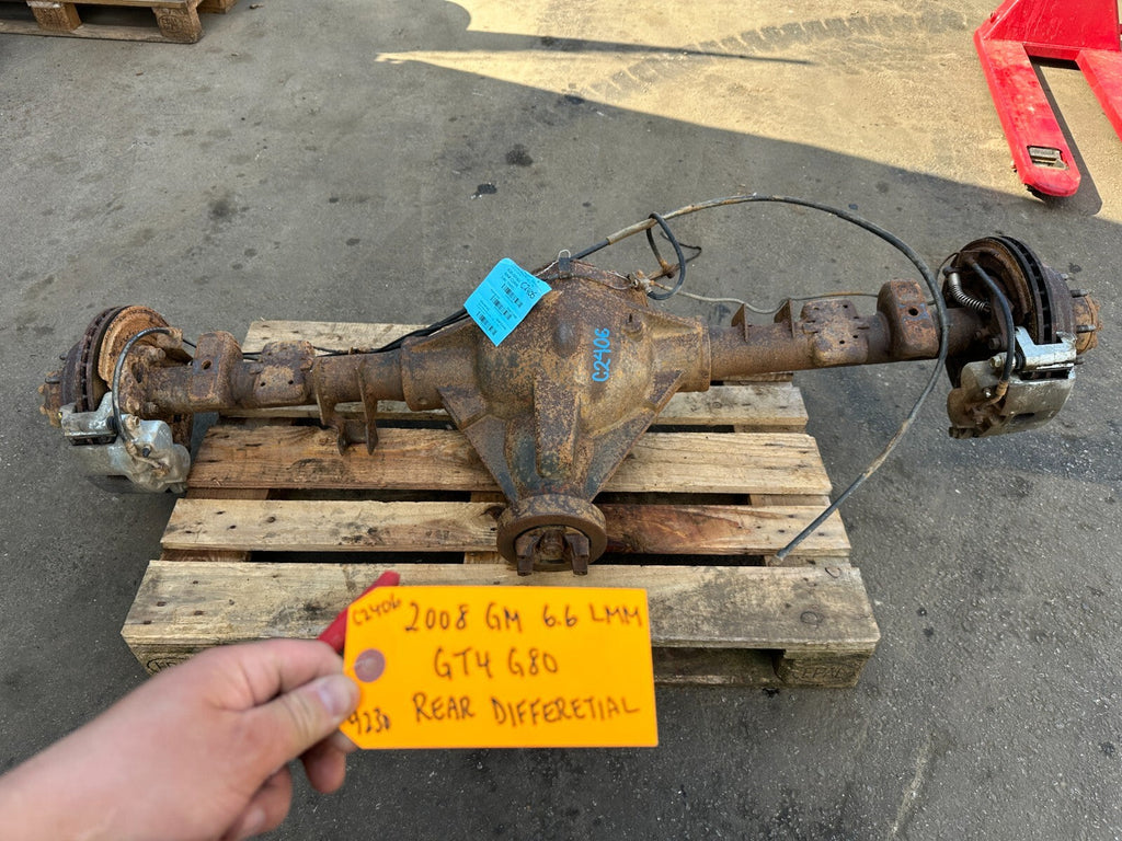 08 09 10 GMC SIERRA SILVERADO 2500HD 3500HD SRW REAR DIFFERENTIAL AXLE GT4 G80