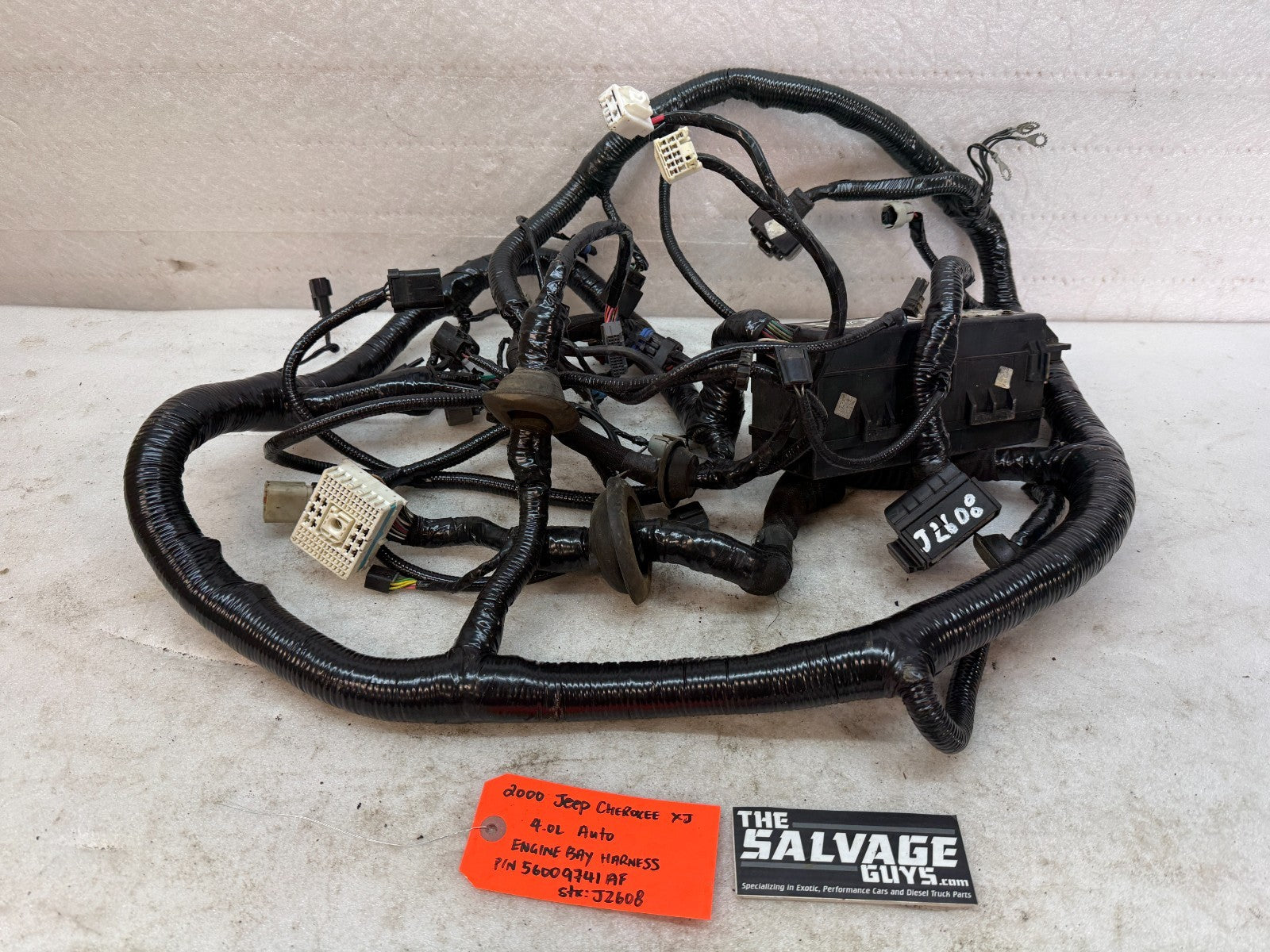 00 JEEP CHEROKEE XJ 4.0 ENGINE WIRING HARNESS LOOM 97-01 P56009741AF