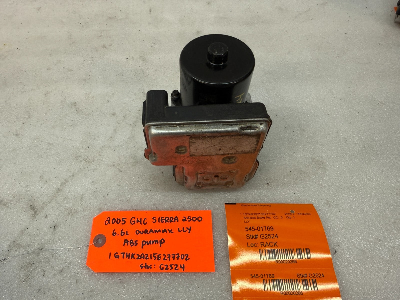 03-07 Chevrolet GMC SILVERADO 2500 6.6 ABS ANTI LOCK BRAKE PUMP MODULE 13567131