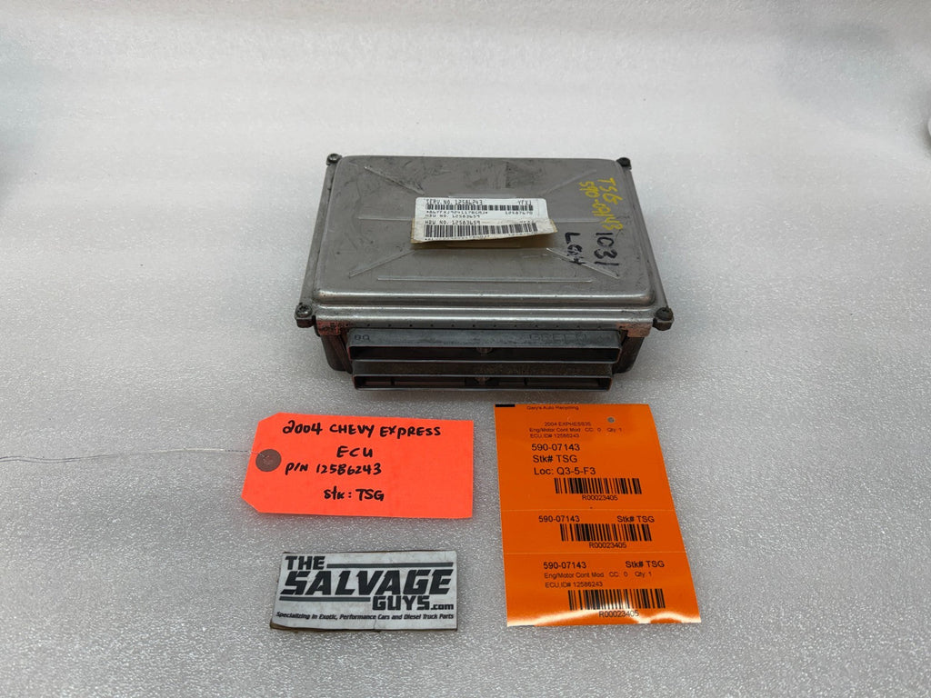 04 Chevrolet GMC GEN 3 LS 5.3 6.0 ECM ECU PCM ENGINE COMPUTER 12586243