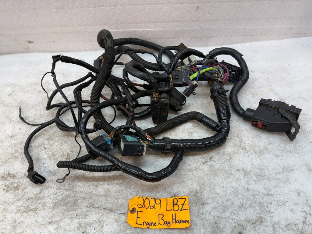 06 07 GMC CHEVROLET 2500HD DURAMAX 6.6 LBZ ENGINE BAY MOTOR WIRING HARNESS LOOM