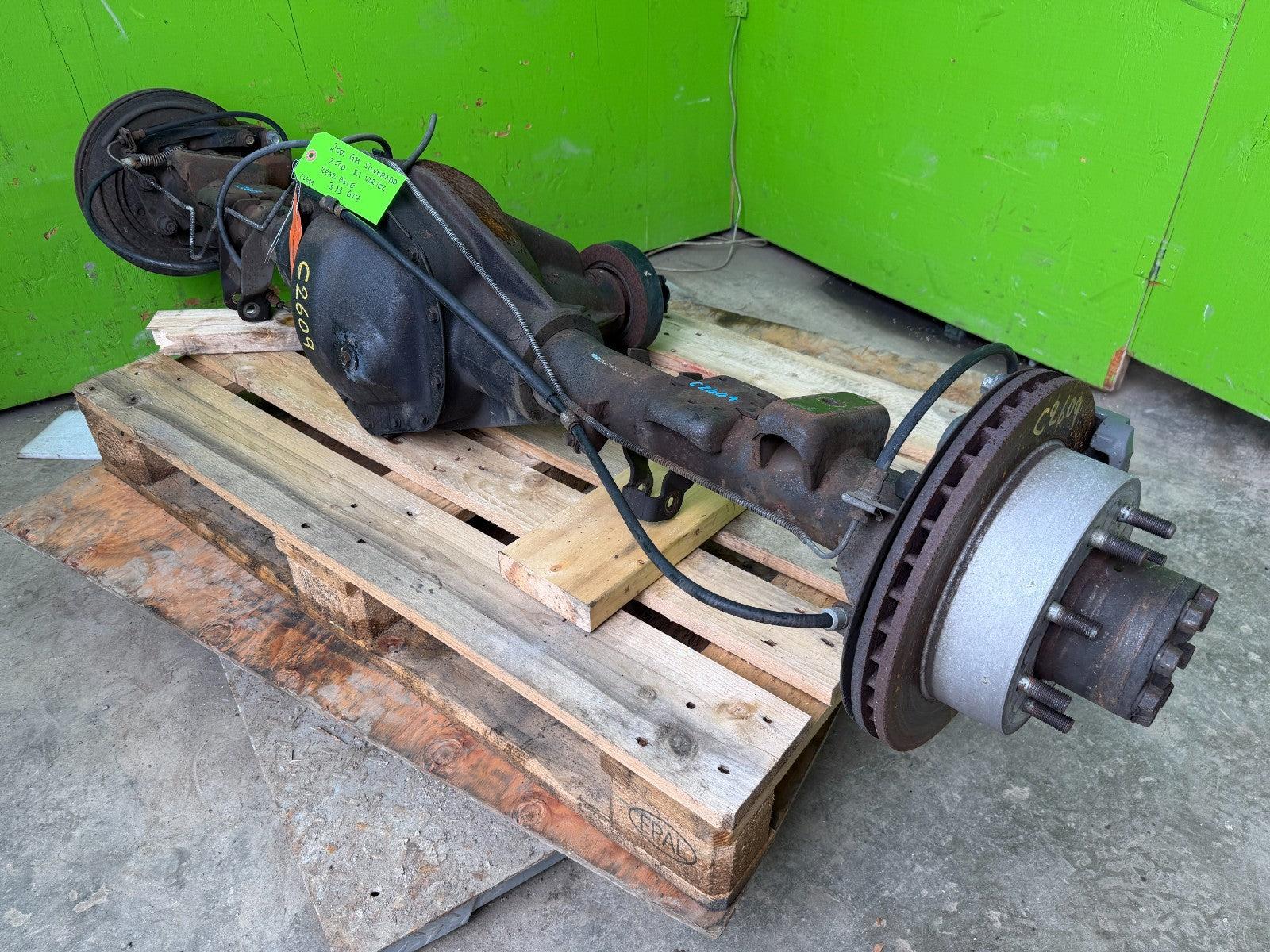 01-07 GMC SIERRA SILVERADO 2500HD 3500HD SRW REAR DIFFERENTIAL AXLE GT4 G80 GAS