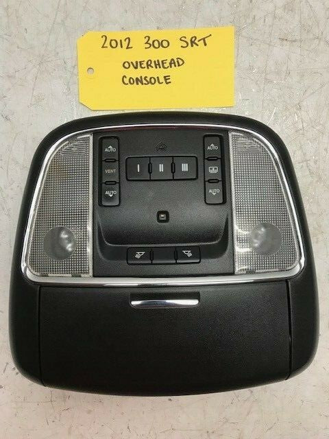 12 CHRYSLER 300 SRT SRT-8 OEM OVERHEAD CONSOLE MAP DOME LIGHT HOMELINK 11-14