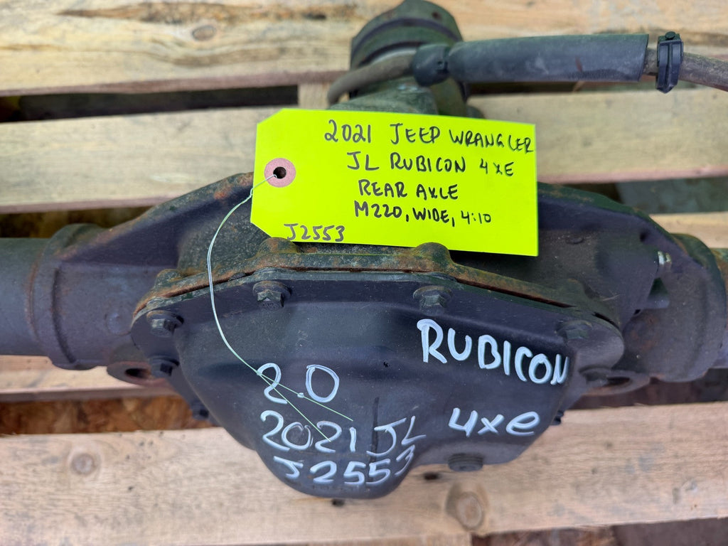 21 JEEP WRANGLER JL JT RUBICON DANA M220 REAR AXLE 4.10 LOCKER WIDETRACK 18-23