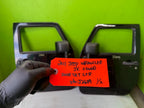 07-18 JEEP WRANGLER JK OEM FULL HARD DOORS BLACK WITH DOOR PANELS MIRROR PX8