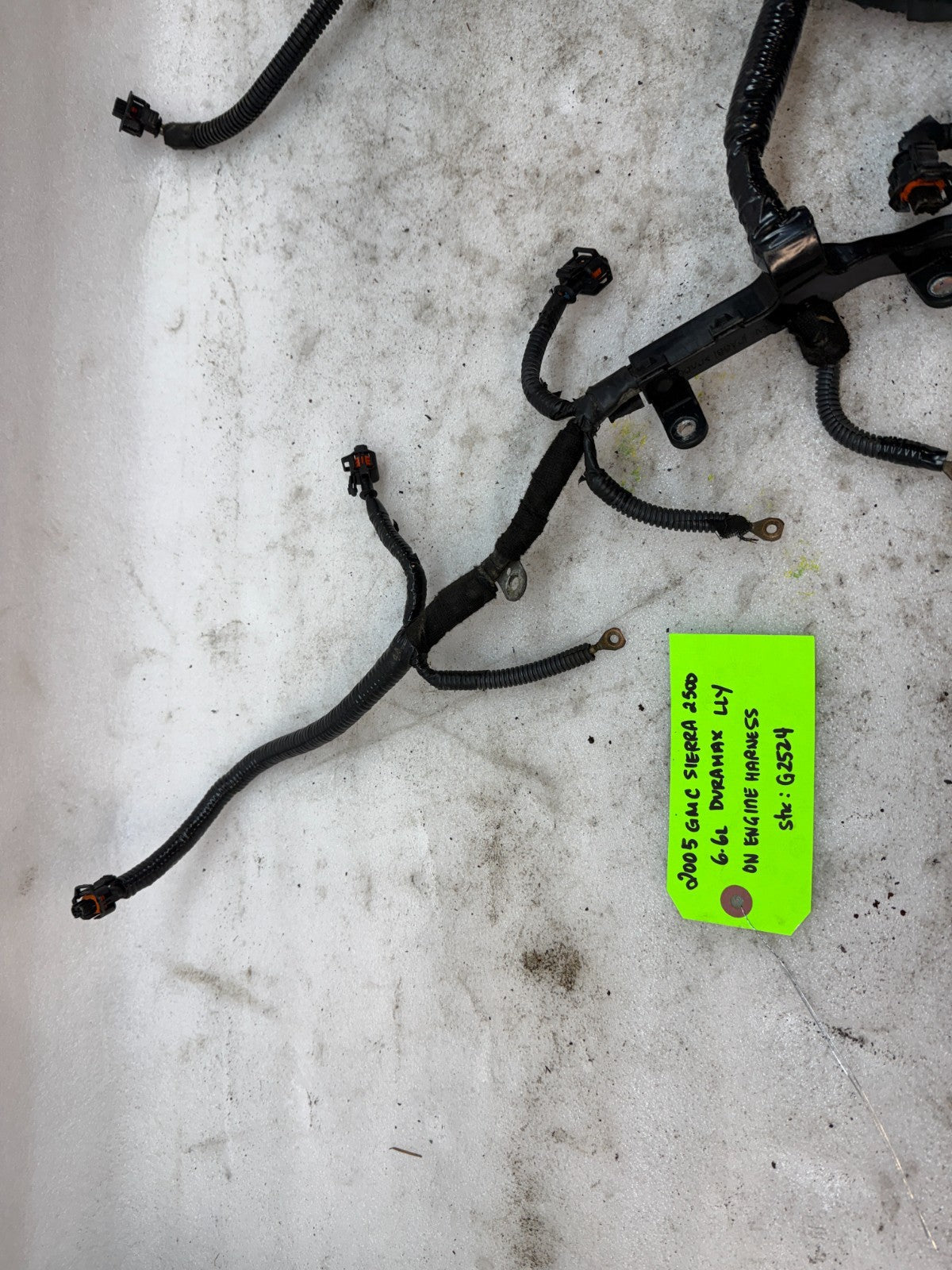 05 Chevrolet GMC 2500HD 3500HD DURAMAX 6.6 LLY DIESEL ENGINE WIRING LOOM HARNESS