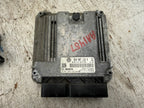10-14 VOLKSWAGEN GOLF R MK6 2.0 6SP MATCHING KEY SET DME ECU IMMOBILIZER BCM