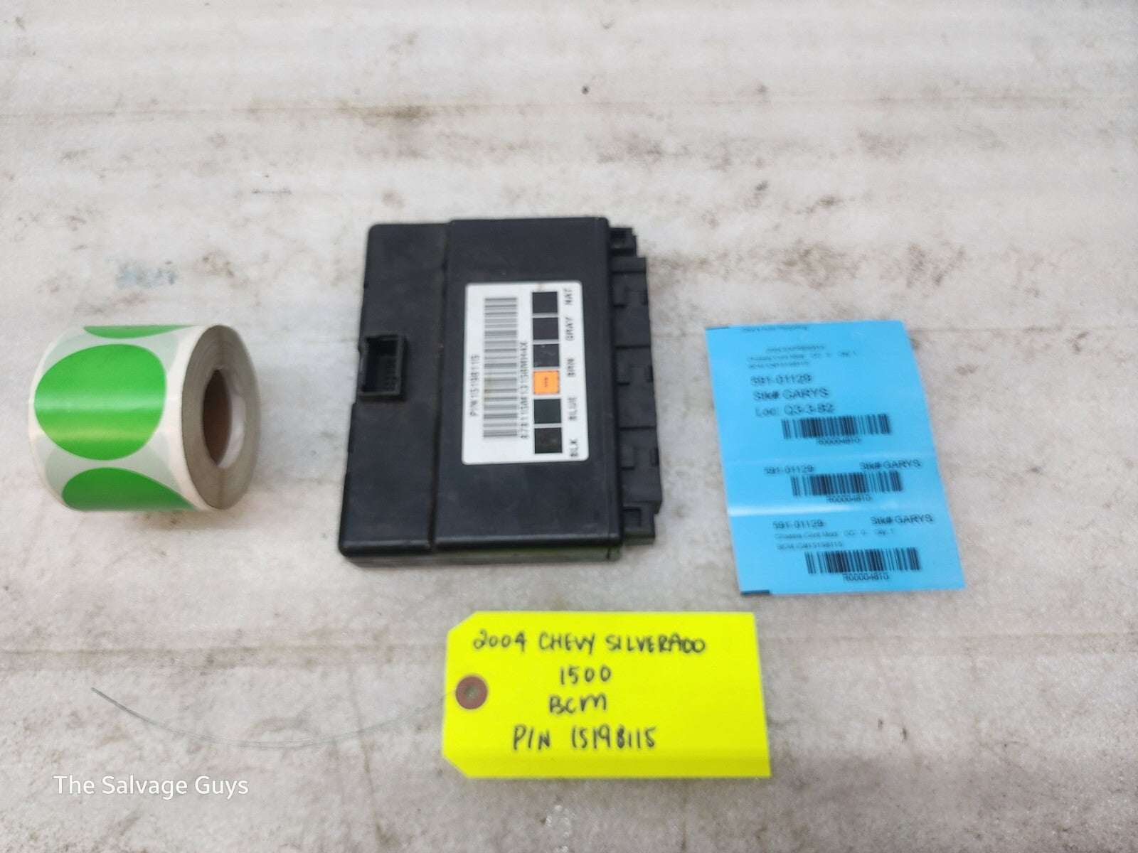 03-06 Chevrolet GMC SIERRA TAHOE SUBURBAN BODY CONTROL MODULE BCM 15198115
