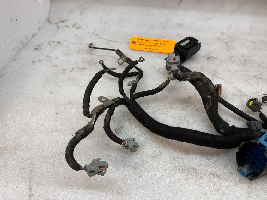 07-10 GMC CHEVROLET 2500HD DURAMAX 6.6 LMM ENGINE MOTOR WIRING HARNESS LOOM