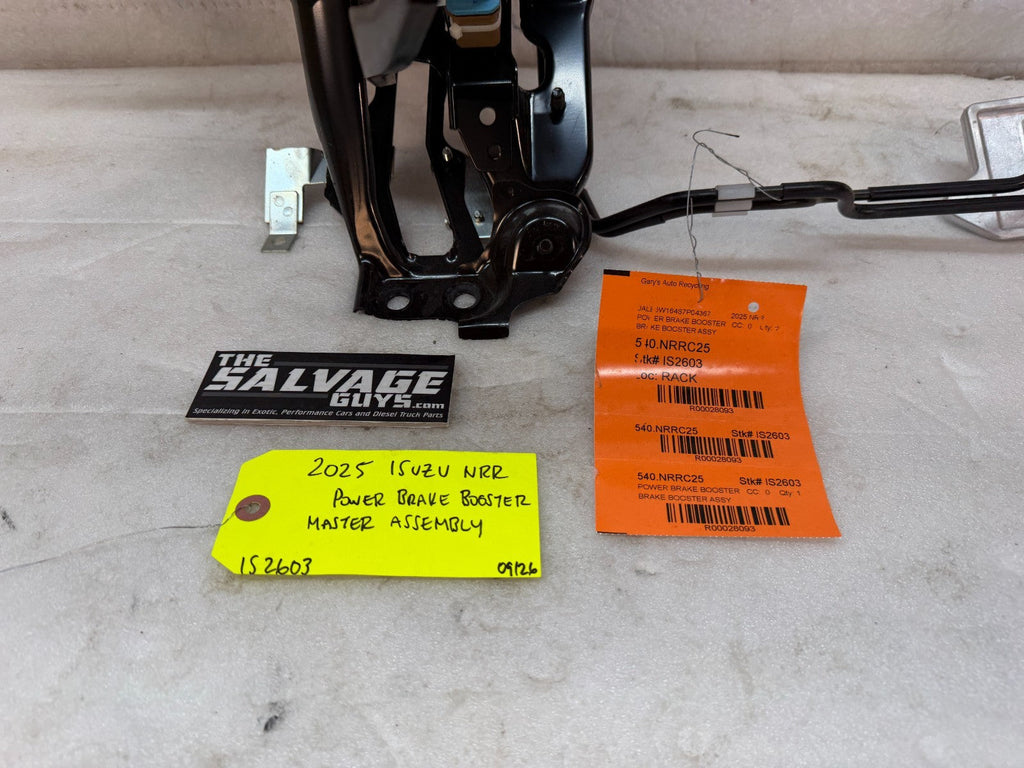 25 ISUZU NRR NPR NQR 5.2 BRAKE BOOSTER MASTER CYLINDER