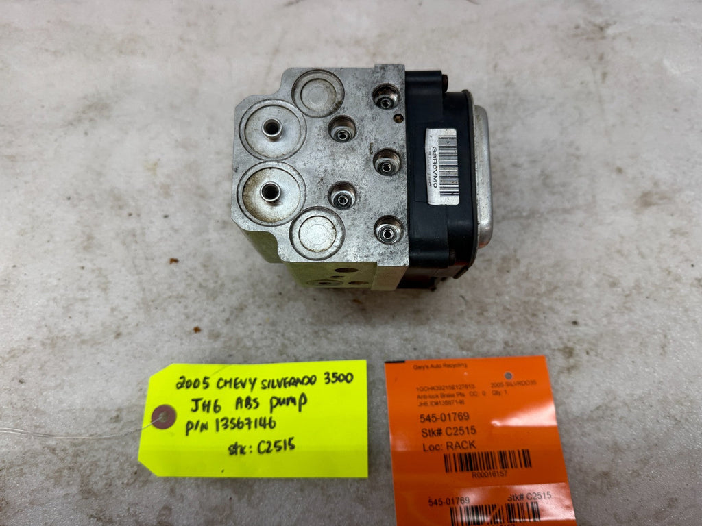 03-07 Chevrolet GMC SILVERADO 2500 6.6 ABS ANTI LOCK BRAKE PUMP MODULE 13567146