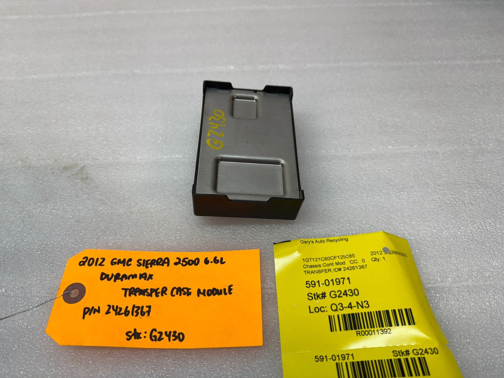 07-14 GMC SIERRA 2500HD 3500 TRANSFER CASE CONTROL MODULE TCCM 24261367