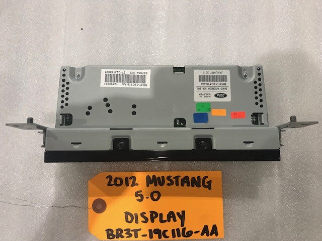 12 FORD MUSTANG 5.0 GT OEM DASH DISPLAY PANEL SCREEN BR3T-19C116-AA 11 12 13 14
