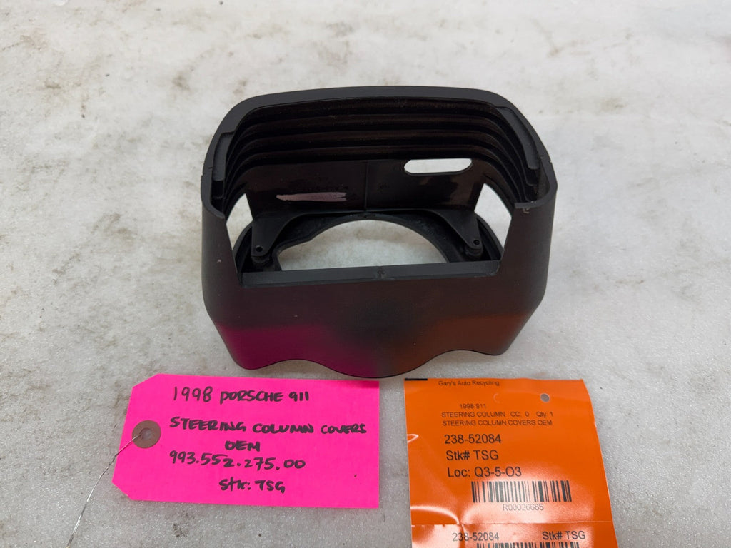 95-98 PORSCHE 911 993 OEM STEERING COLUMN COVERS TRIM 99355227500
