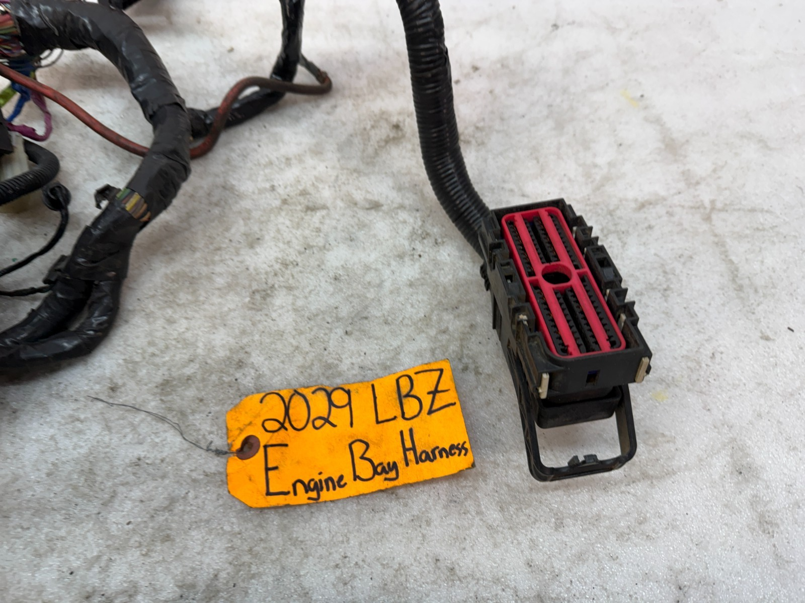 06 07 GMC CHEVROLET 2500HD DURAMAX 6.6 LBZ ENGINE BAY MOTOR WIRING HARNESS LOOM