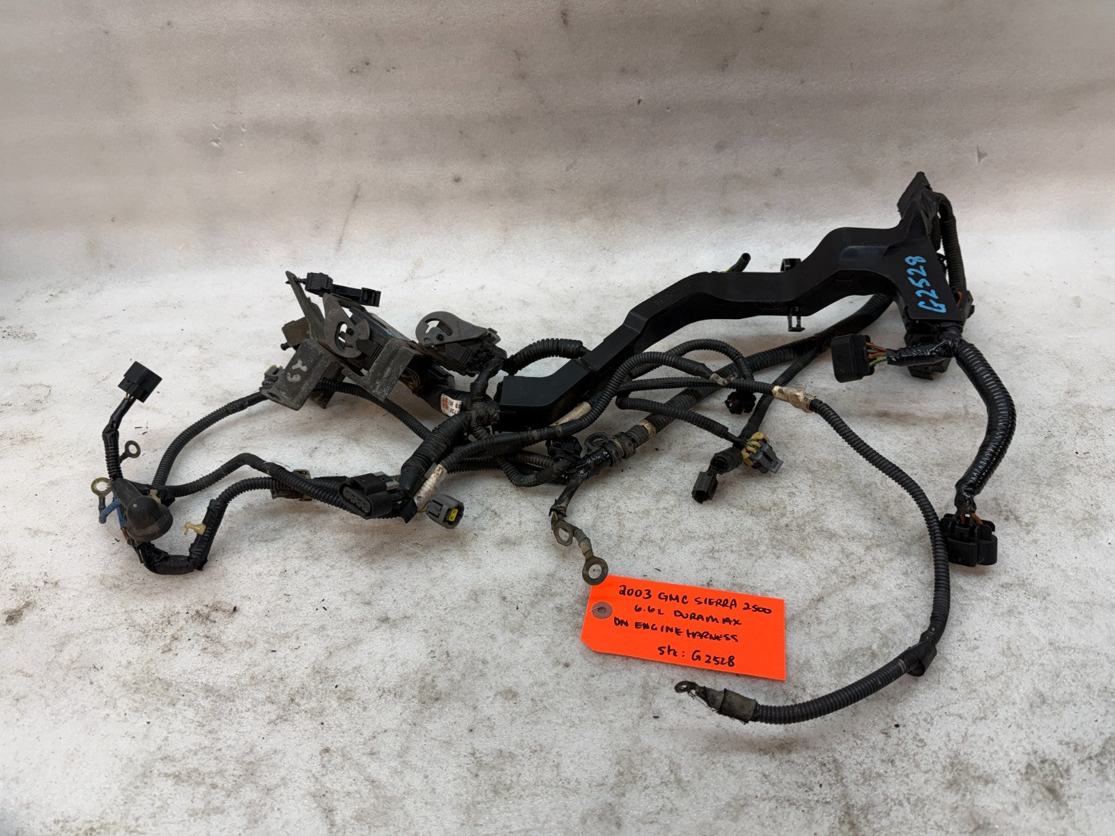 03 04 Chevrolet GMC 2500 3500 DURAMAX LB7 6.6 ON ENGINE WIRING HARNESS LOOM