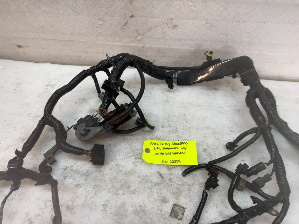 04 Chevrolet GMC 2500HD 3500HD DURAMAX 6.6 LLY DIESEL ENGINE WIRING LOOM HARNESS