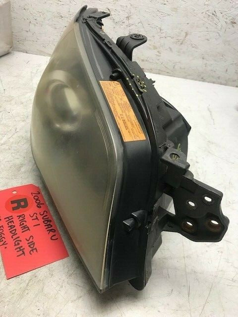 06 07 Subaru Impreza STI OEM RIGHT XENON HID HEADLIGHT HEAD LAMP COMPLETE FOGGY