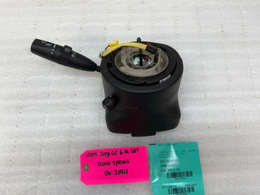 14 15 JEEP GRAND CHEROKEE SRT WK2 OEM CLOCKSPRING STEERING COLUMN SIGNAL SWITCH