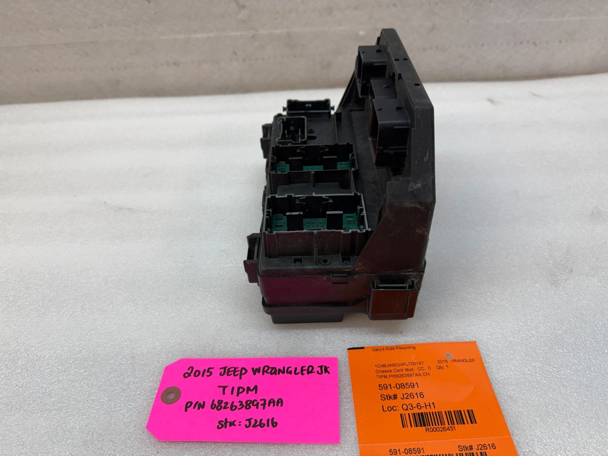 15 JEEP WRANGLER JK TIPM INTEGRATED MODULE FUSE BOX 68263897AA