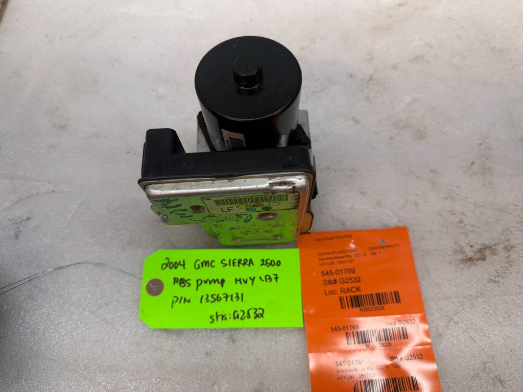 03-07 Chevrolet GMC SILVERADO 2500 6.6 ABS ANTI LOCK BRAKE PUMP MODULE 13567131