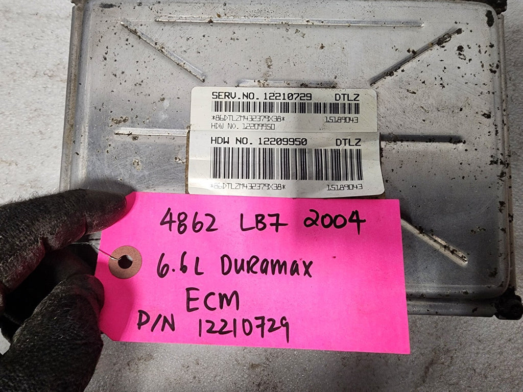 01-04 Chevrolet GMC 2500HD DURAMAX 6.6 LB7 ECM ECU ENGINE COMPUTER 12210729