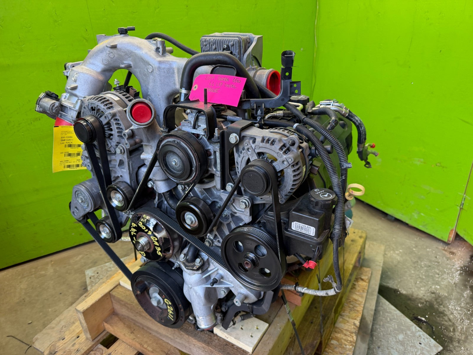 17-25 GMC SIERRA 2500HD 3500 DIESEL 6.6 L5P ENGINE MOTOR COMPLETE