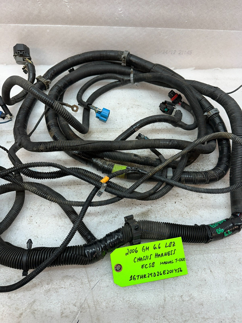 06 07 Chevrolet GMC 2500HD 3500 4wd EXT CAB SHORT BOX CHASSIS WIRING HARNESS