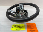 16 FORD MUSTANG GT BLACK LEATHER STEERING WHEEL W CONTROLS  6sp MANUAL 15 16 17