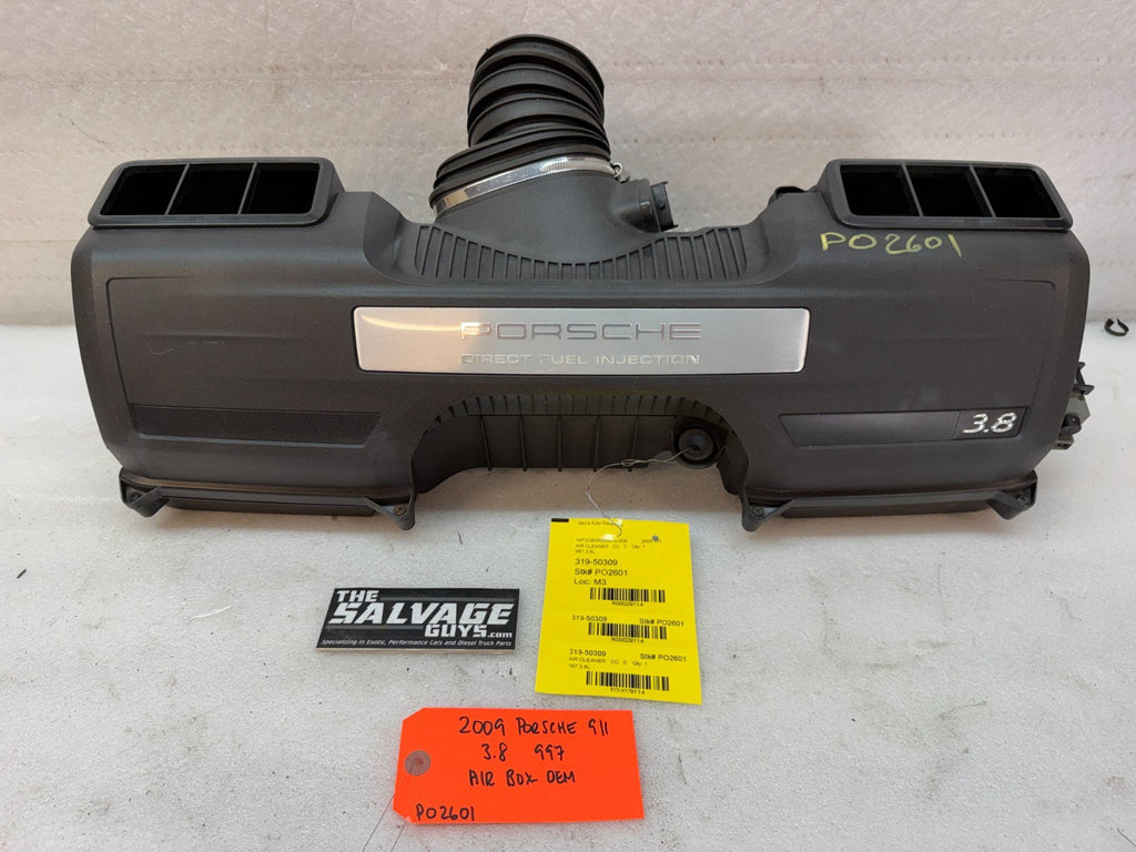 09 PORSCHE 997 911 3.8 DFI OEM AIRBOX AIR CLEANER HOUSING 09-12
