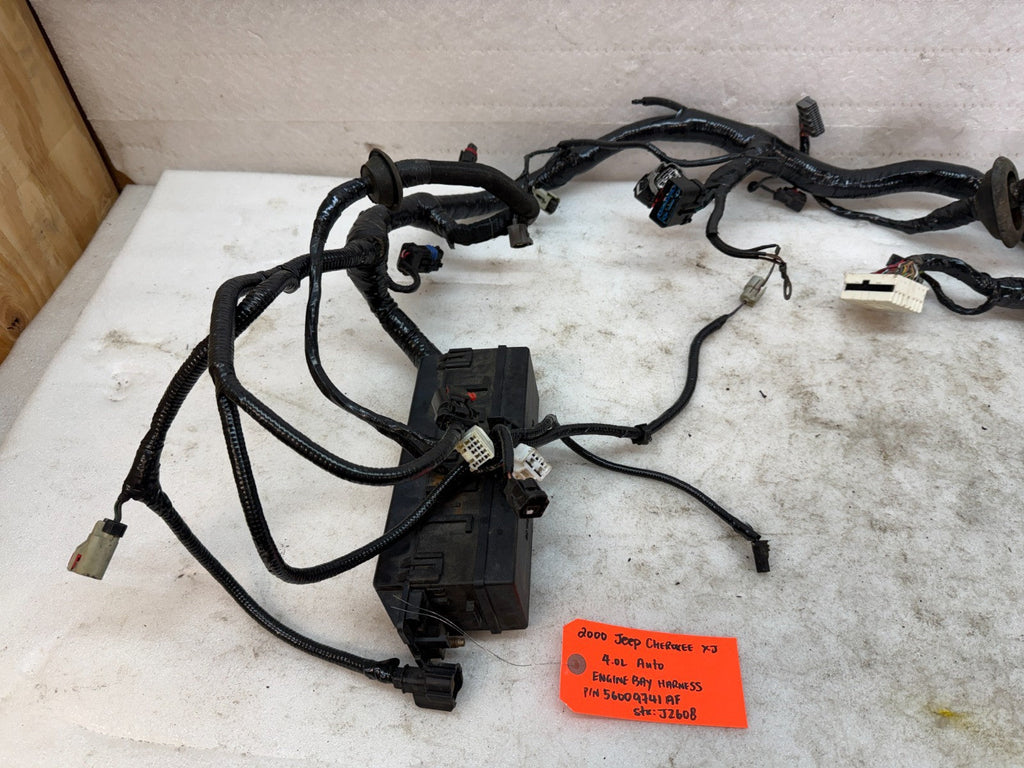 00 JEEP CHEROKEE XJ 4.0 ENGINE WIRING HARNESS LOOM 97-01 P56009741AF