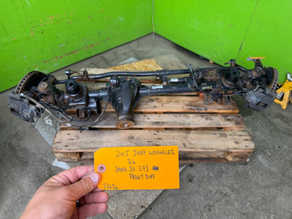 15 JEEP WRANGLER JK DANA 30 FRONT DIFFERENTIAL AXLE 3.73 07-18 P68081846AE