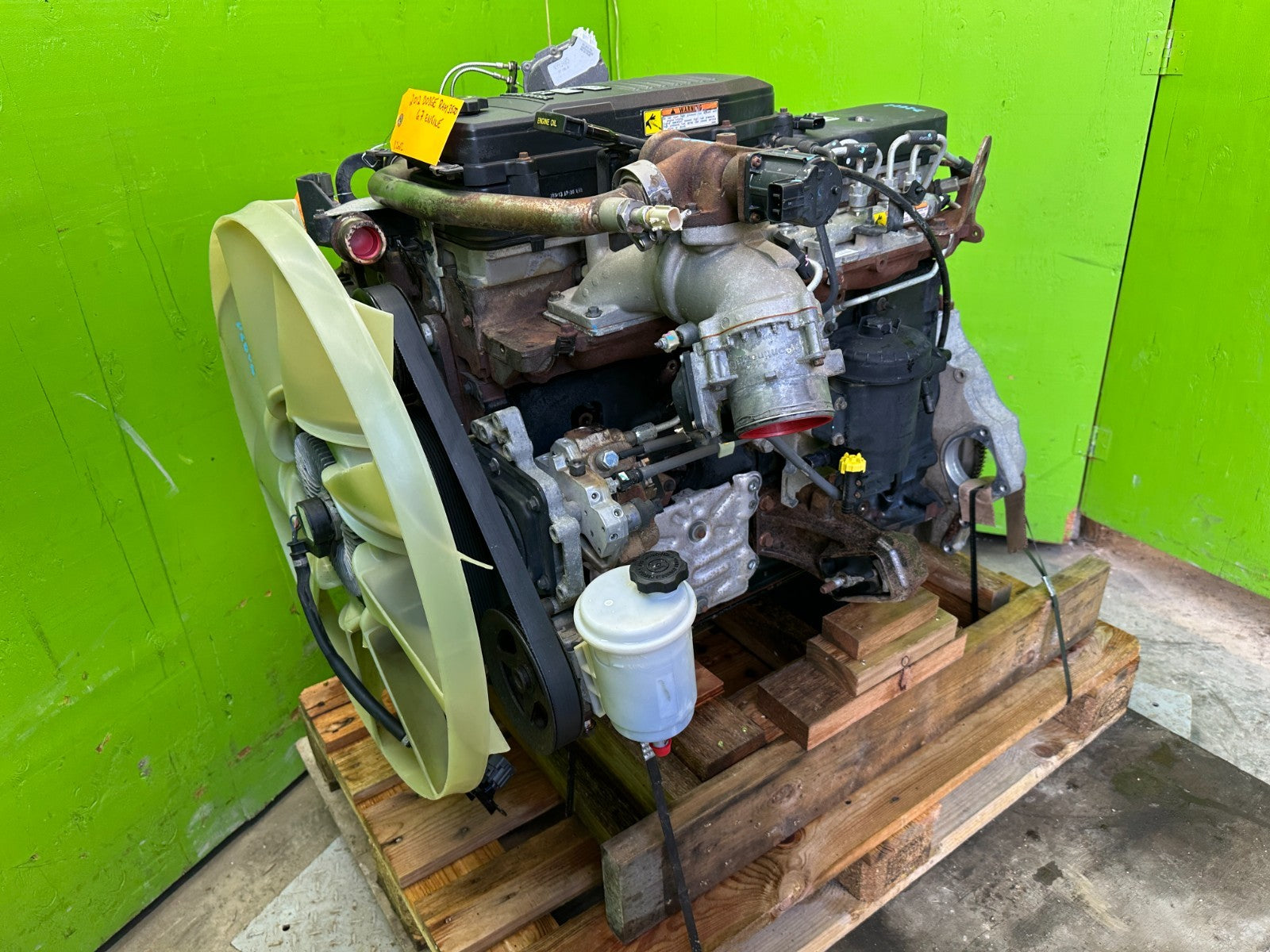 2012 DODGE RAM 2500 3500 6.7 CUMMINS TURBO DIESEL ENGINE MOTOR 10 11 12