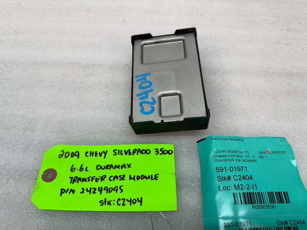 07-13 Chevrolet GMC SIERRA 2500HD 3500HD TRANSFERCASE CONTROL MODULE 24249095