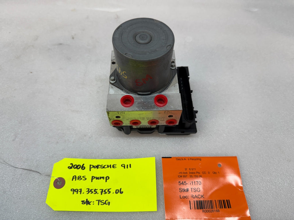 05-08 Porsche 997 911 C2 C4 ABS BRAKE PUMP ANTI LOCK MODULE ASSEMBLY 99735575506