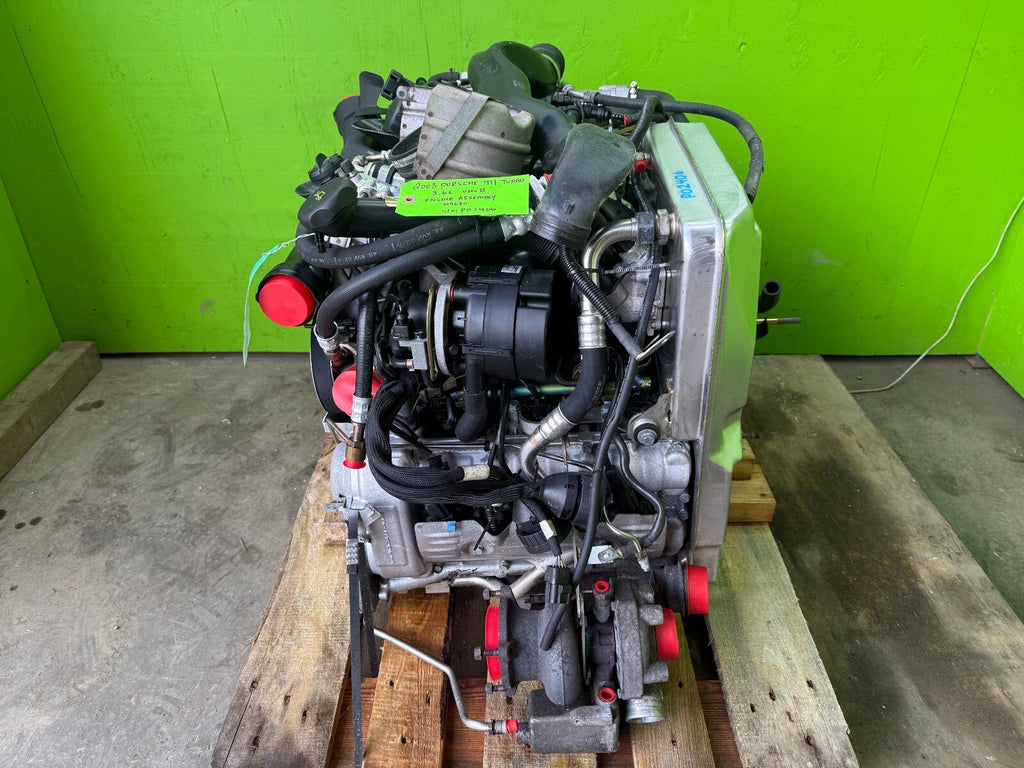 03 PORSCHE 996TT TURBO COMPLETE X50 3.6 ENGINE MOTOR ASSEMBLY 01-05 ONLY 46K!!