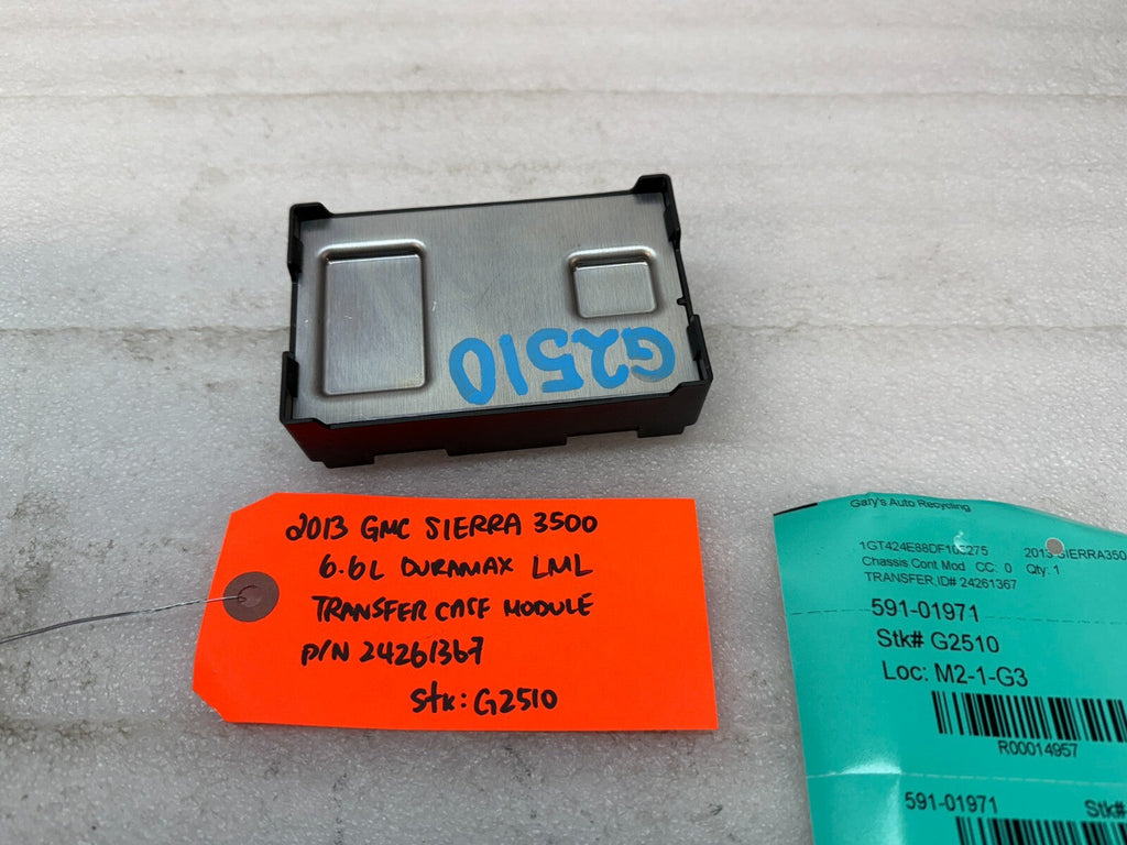 07-14 GMC SIERRA 2500HD 3500 TRANSFER CASE CONTROL MODULE TCCM 24261367