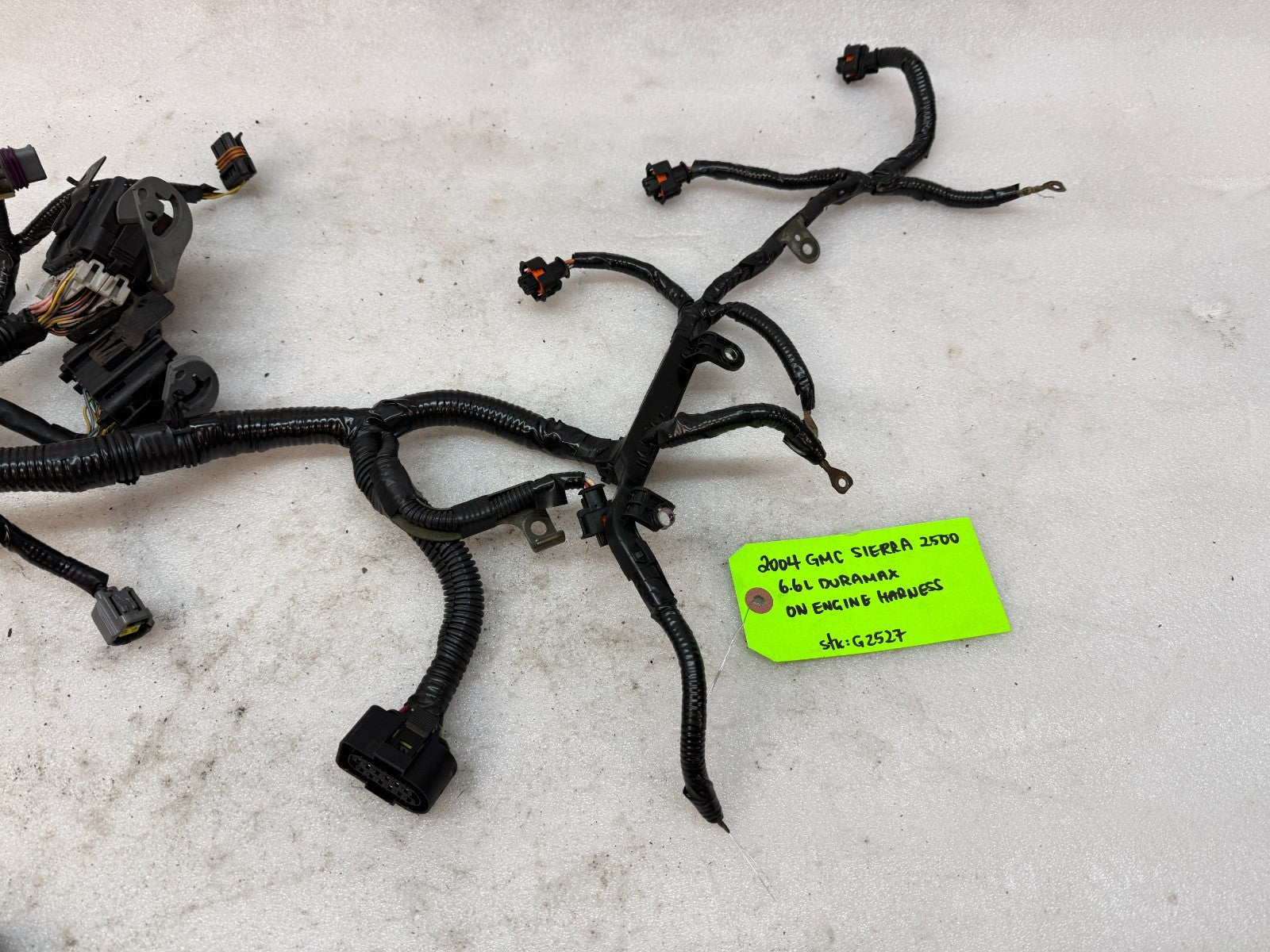 04 Chevrolet GMC 2500HD 3500HD DURAMAX 6.6 LLY DIESEL ENGINE WIRING LOOM HARNESS
