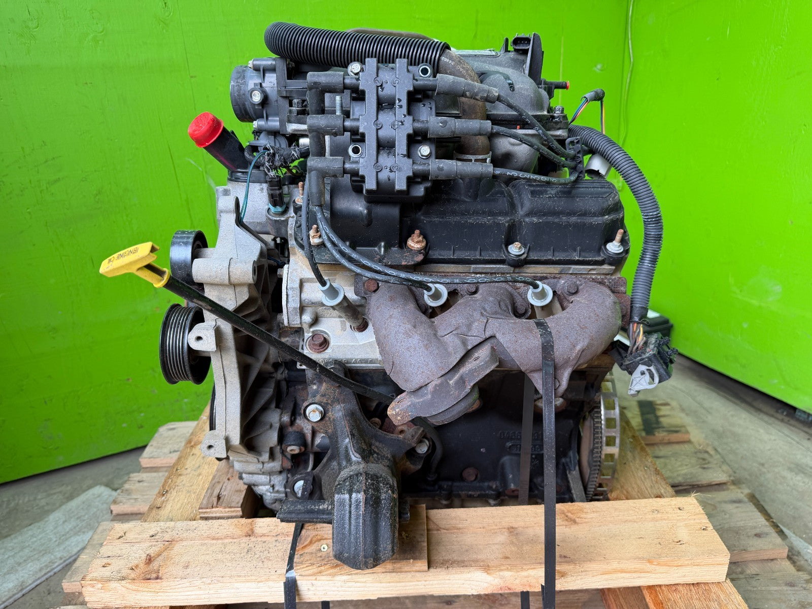 07 JEEP WRANGLER JK 3.8 COMPLETE ENGINE MOTOR ASSEMBLY 07-11