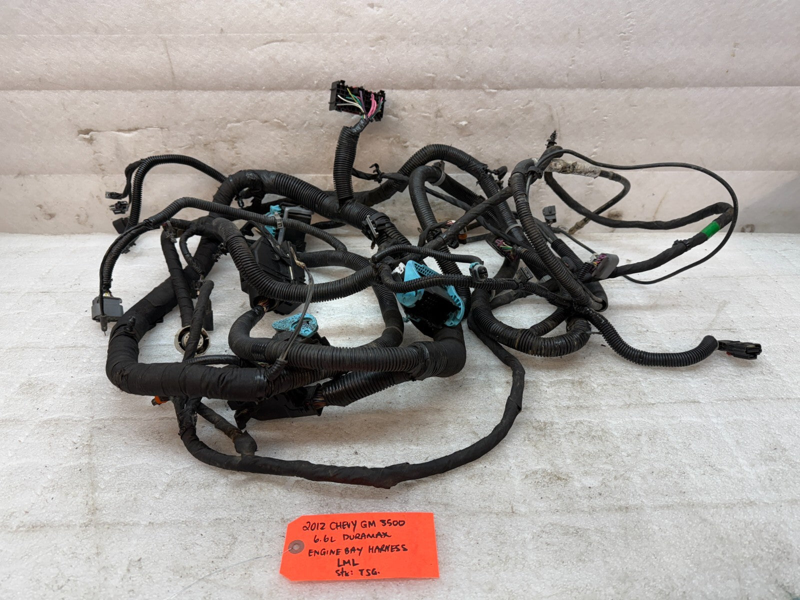 12 GMC SIERRA CHEVROLET SILVERADO 3500HD DURAMAX 6.6 LML ENGINE WIRING HARNESS