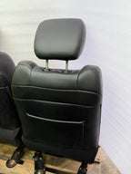 13-18 DODGE RAM 2500 3500 LARAMIE FRONT REAR HEATED VENTED BLACK LEATHER SEATS