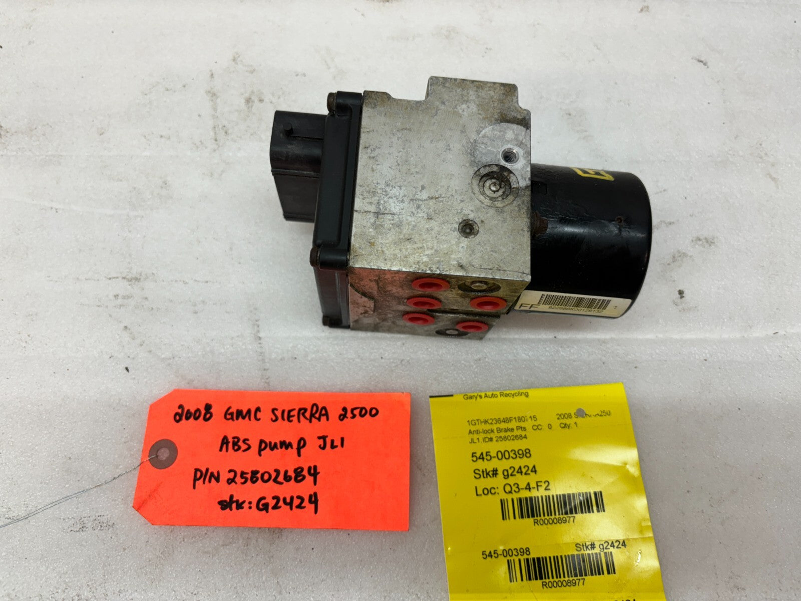 07-10 Chevrolet GMC 2500HD 3500 SIERRA DURAMAX ABS ANTI LOCK BRAKE PUMP 25802684