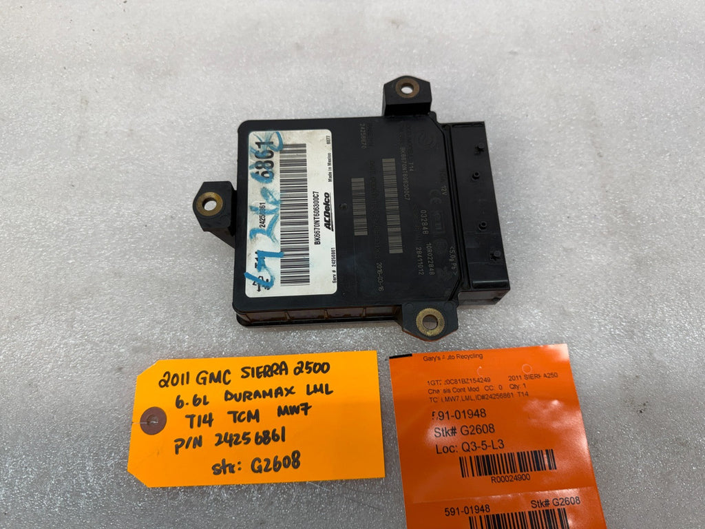 09-15 GMC SIERRA ALLISON T14A TRANSMISSION CONTROL MODULE TCM TCU 24256861