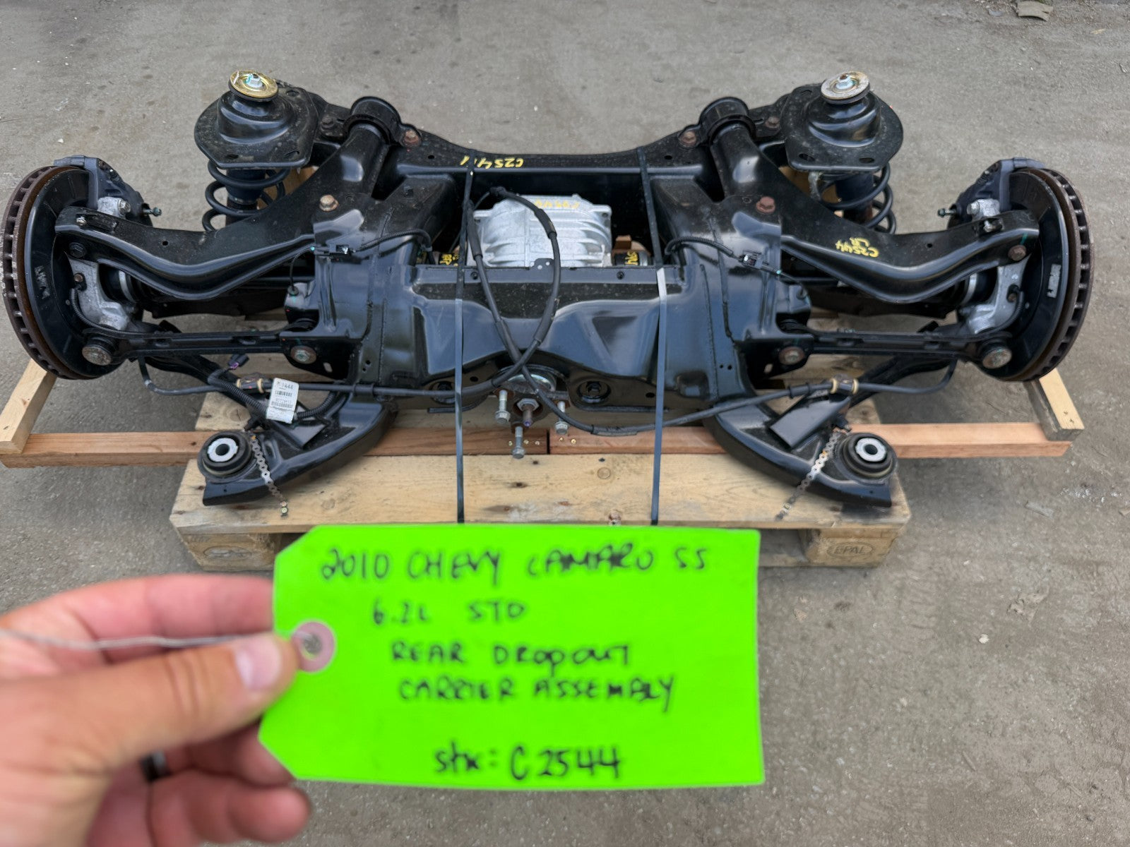10-15 CHEVROLET CAMARO SS RS REAR DIFFERENTIAL SUSPENSION DROP OUT 3.45 G80 GM3