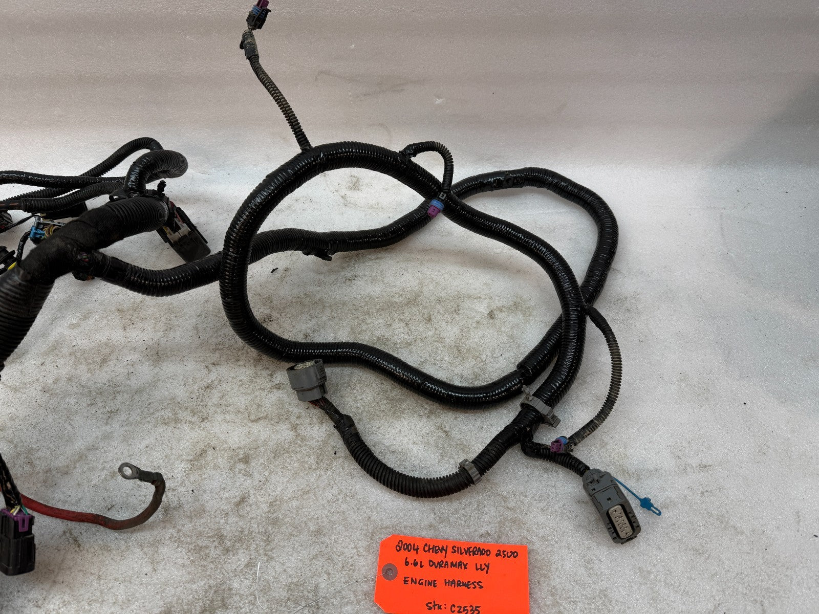 04 Chevrolet GMC 2500HD 3500HD DURAMAX 6.6 LLY DIESEL ENGINE WIRING LOOM HARNESS