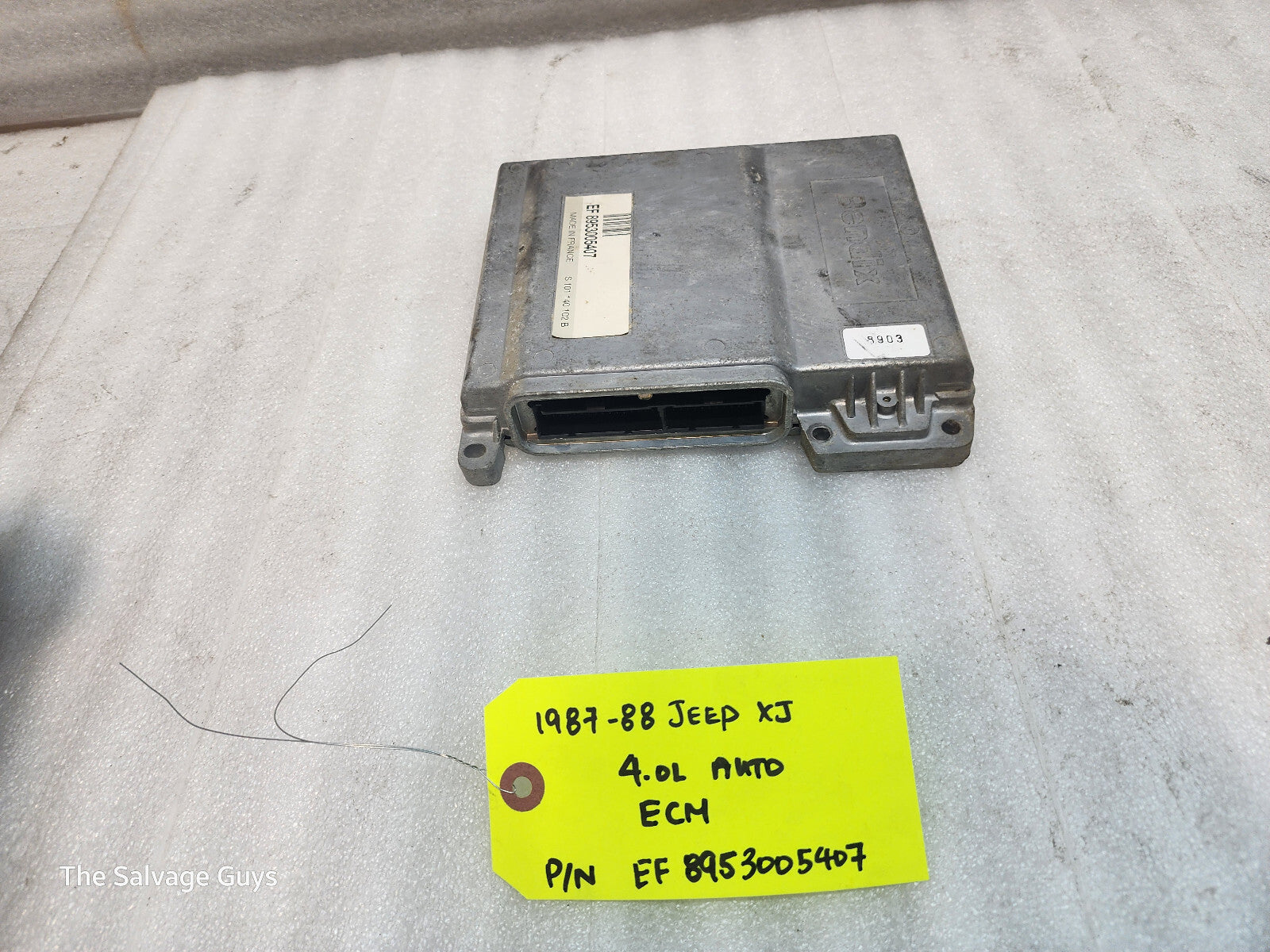87-90 JEEP CHEROKEE XJ MJ 4.0 AUTOMATIC ENGINE MOTOR ECM ECU EF8953005407