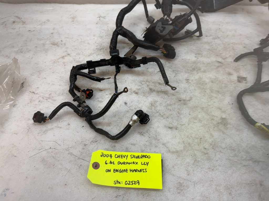 04 Chevrolet GMC 2500HD 3500HD DURAMAX 6.6 LLY DIESEL ENGINE WIRING LOOM HARNESS